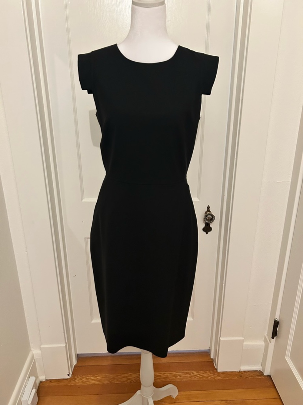 J. Crew Resume Dress. Classic Black Sheath Dress - Women's Elegant Work Dress